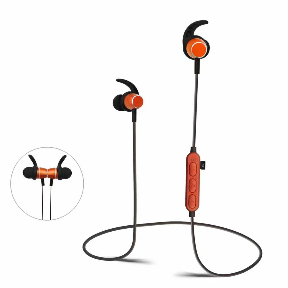 Universal Hands Free Stereo Wireless Bluetooth Headphone Stereo Bluetooth Headphone Magnetic FM Radio Walking Headset