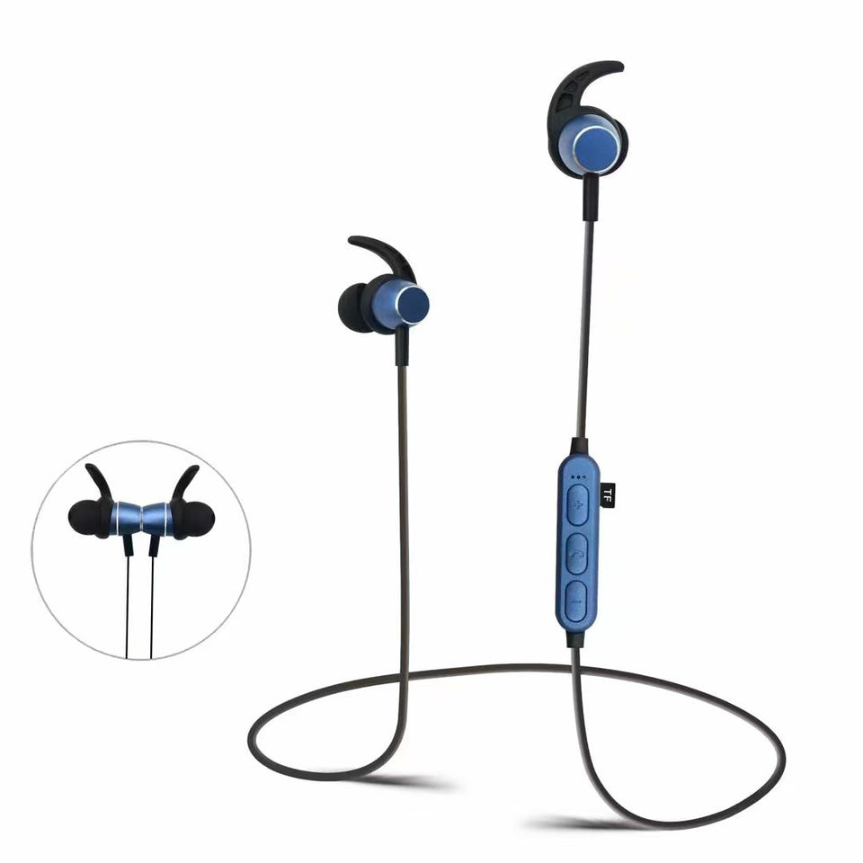 Universal Hands Free Stereo Wireless Bluetooth Headphone Stereo Bluetooth Headphone Magnetic FM Radio Walking Headset