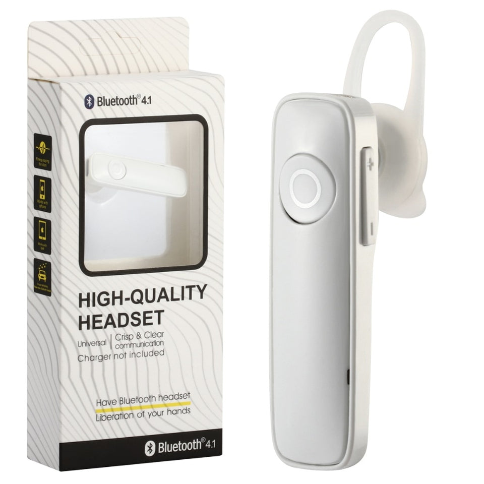 Business Small Bluetooth Headphone Wireless Earphone Headset With Microphone Retail Box Pack Black Business Bluetooth Headphone
